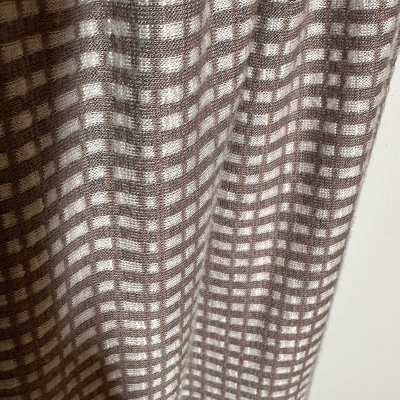 Tan And White V-Neck Lightweight Jumpsuit Sz M - Picture 7 of 8